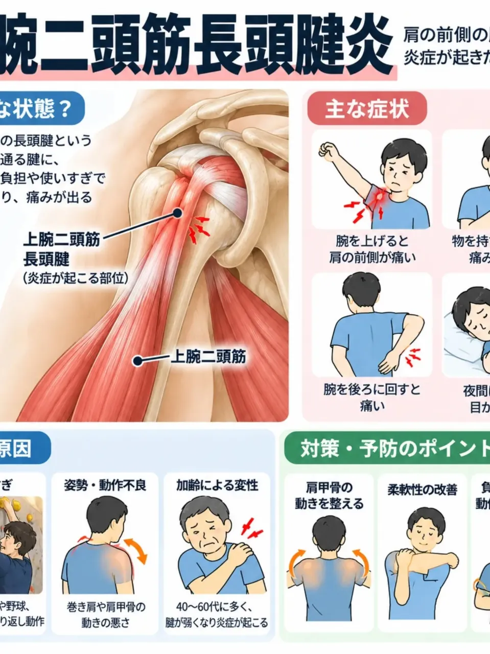 【肩の痛み、原因は一つではありません】