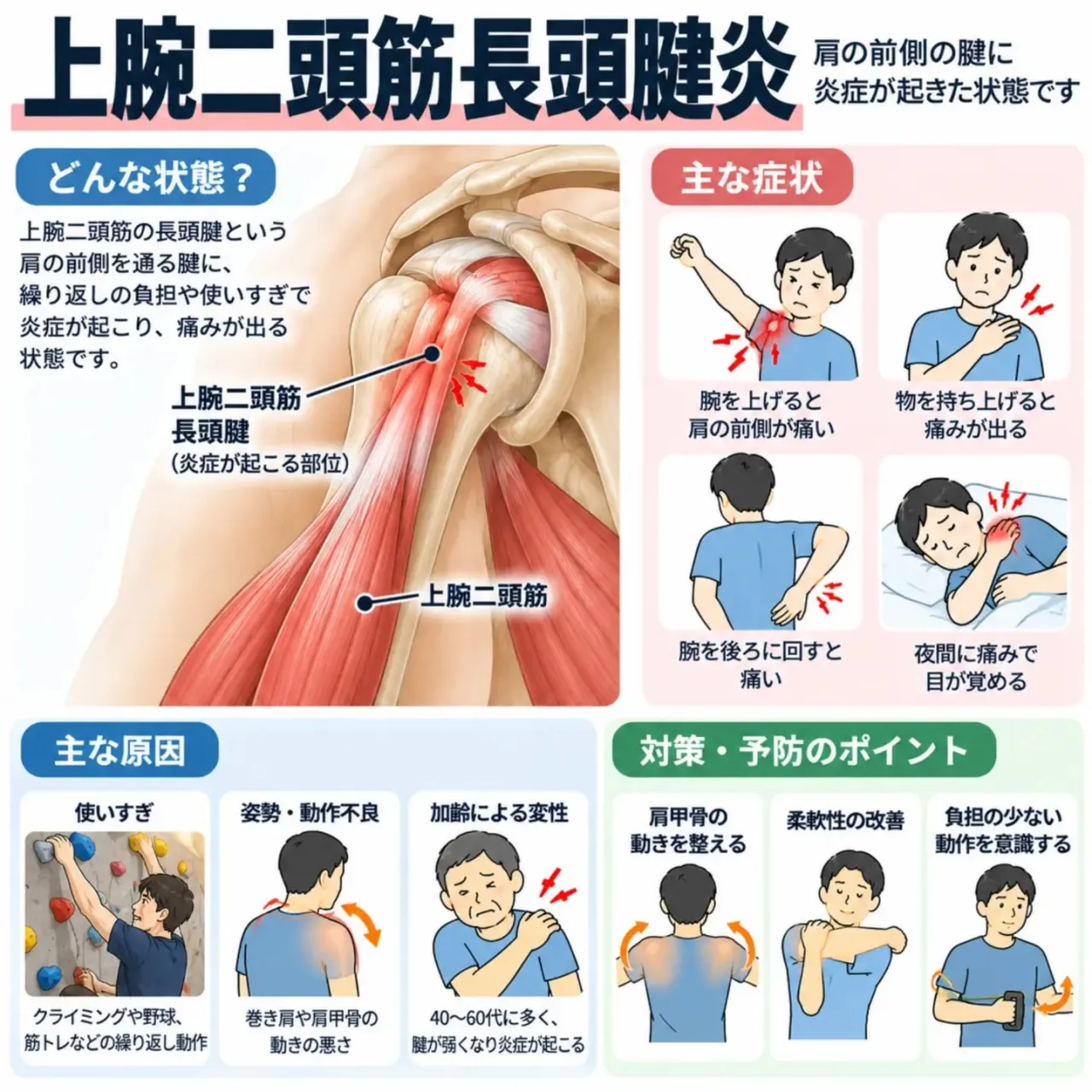 【肩の痛み、原因は一つではありません】